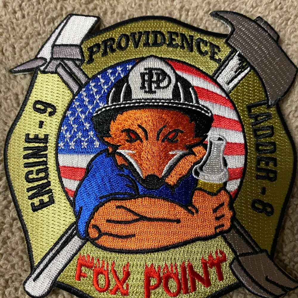 Fire department station patch